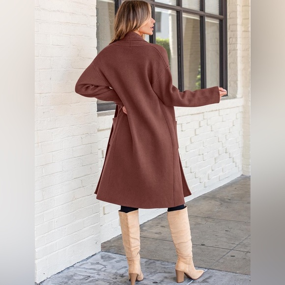 NWT Chestnut Brown Coatigan - Picture 7 of 10